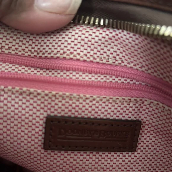 Dooney & Bourke Tan Monogram Shoulder Bag - Picture 2 of 3